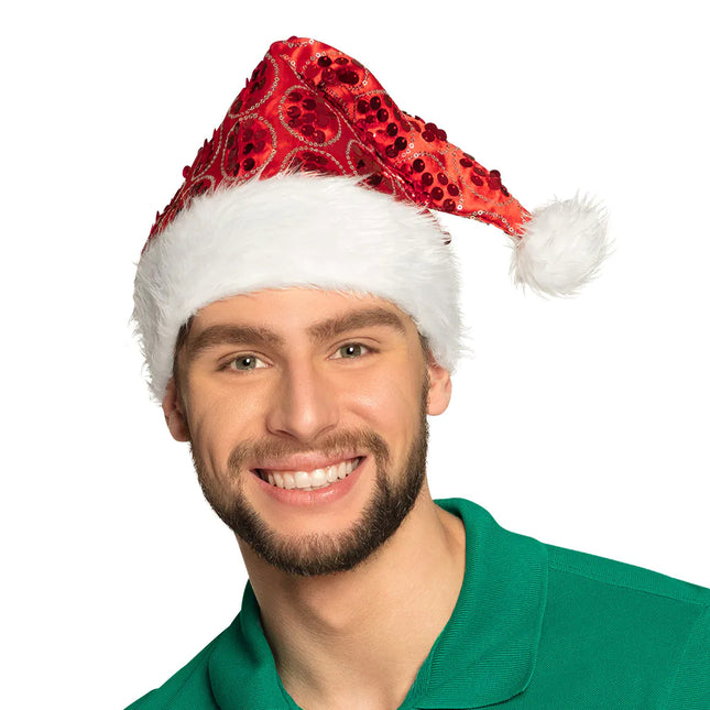 Cappello di Natale con paillettes