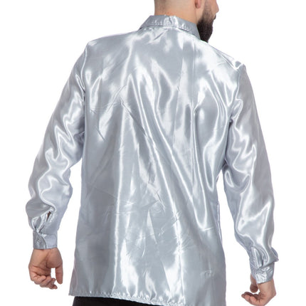 Camicetta Disco Ruffles Argento