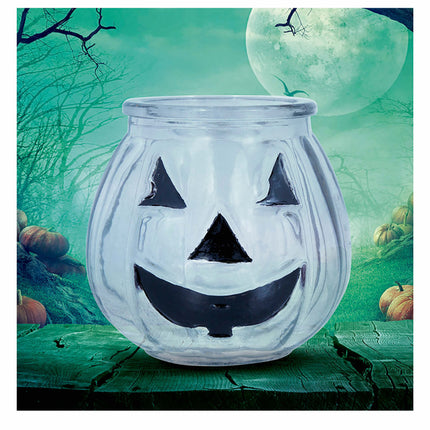 Candela zucca per la decorazione della tavola di Halloween
