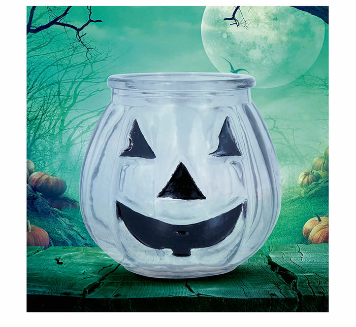 Candela zucca per la decorazione della tavola di Halloween