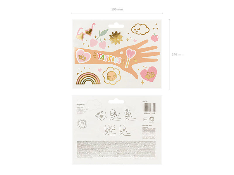 Tatuaggi Fiori Mix 14pz