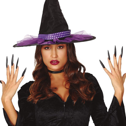 Colla per unghie di Halloween nera