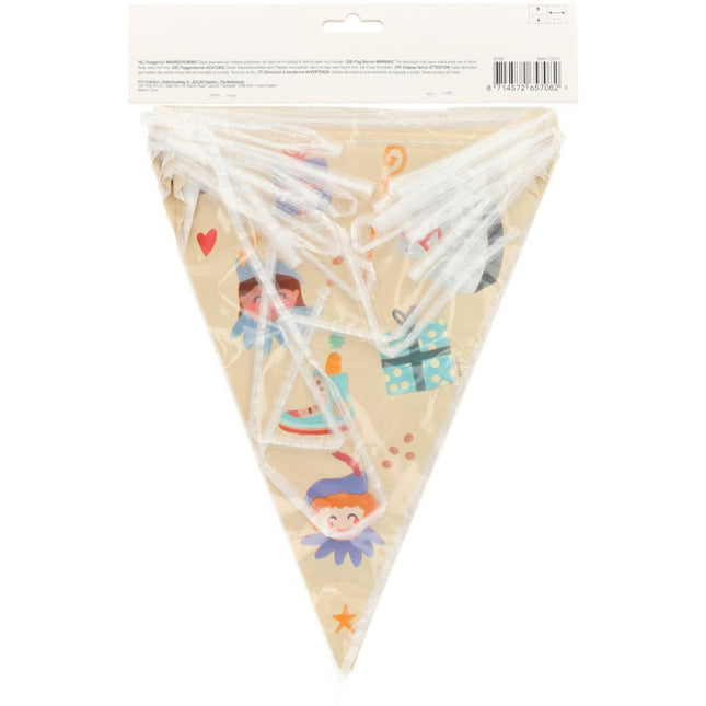 Linea di bandiera Welcome Sint & Piet 6m
