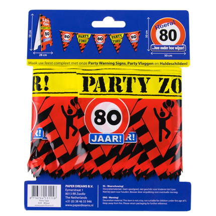 Nastro barriera 80 anni 12m