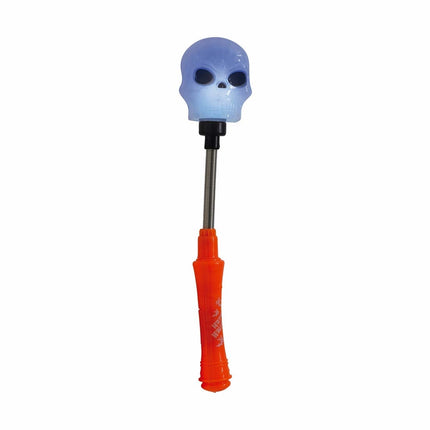 Bacchetta di Halloween con teschio e luce 24 cm