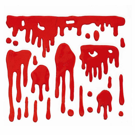 Decorazione per finestra di Halloween Sangue 25cm