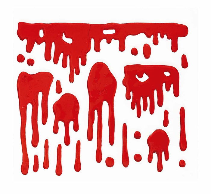 Decorazione per finestra di Halloween Sangue 25cm