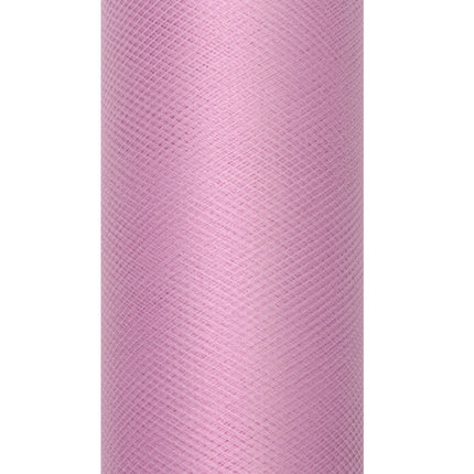Rotolo di tulle rosa pastello 15cm 9m