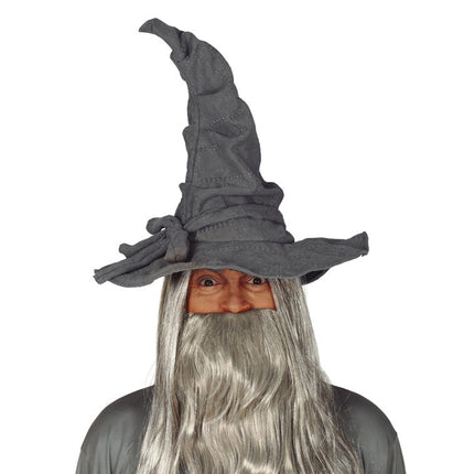 Cappello da mago di Halloween grigio