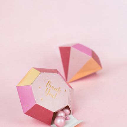 Scatola di derivazione Diamante 12cm 6pz