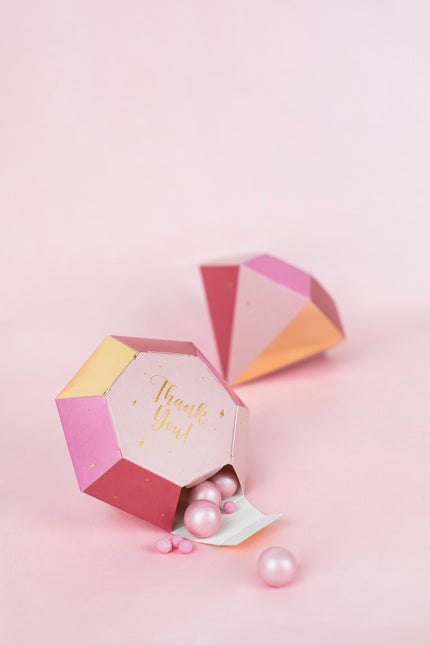 Scatola di derivazione Diamante 12cm 6pz