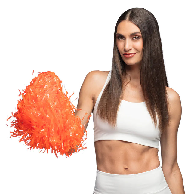 Pompom arancione da 34 cm