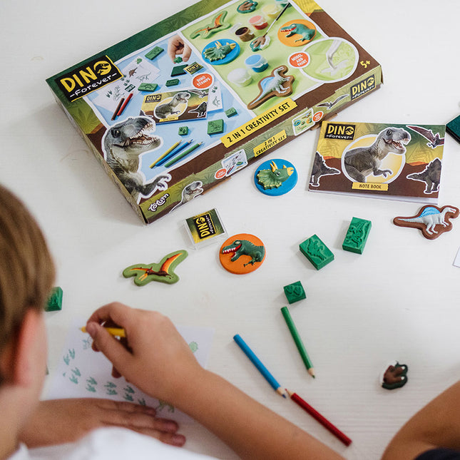 Set di francobolli Dino 2 in 1