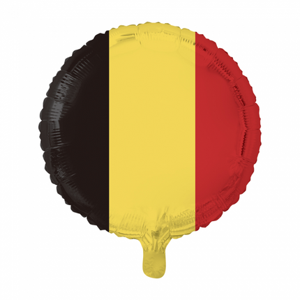 Palloncino ad elio Bandiera Belgio 45cm vuoto