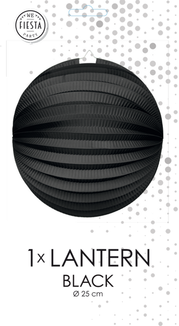 Lampione nero 25 cm