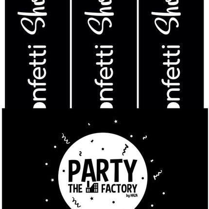 Cannone di coriandoli Bio colorato 40 cm