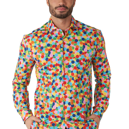 Camicia Party Confetti Uomo <tc>OppoSuits</tc>