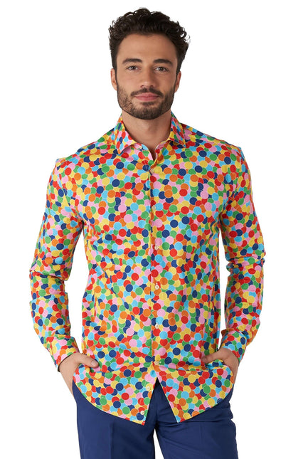 Camicia Party Confetti Uomo <tc>OppoSuits</tc>