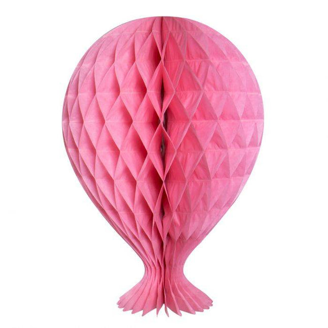 Palloncino a nido d'ape rosa chiaro 37 cm