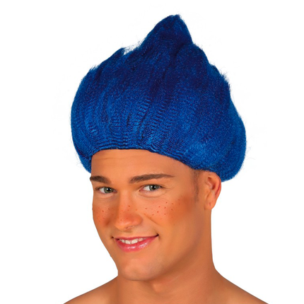 Parrucca nana blu