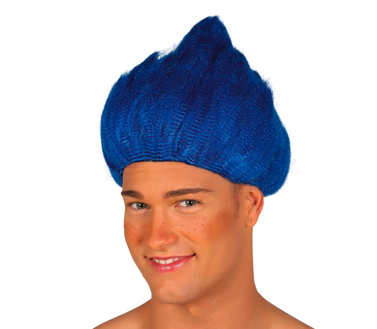 Parrucca nana blu