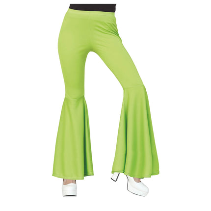 Pantaloni Disco 70S Verde Donna