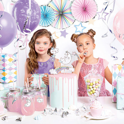 Set di decorazioni Unicorno 35 pezzi