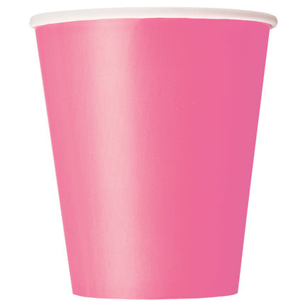 Tazze rosa 266ml 8pz
