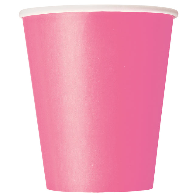 Tazze rosa 266ml 8pz