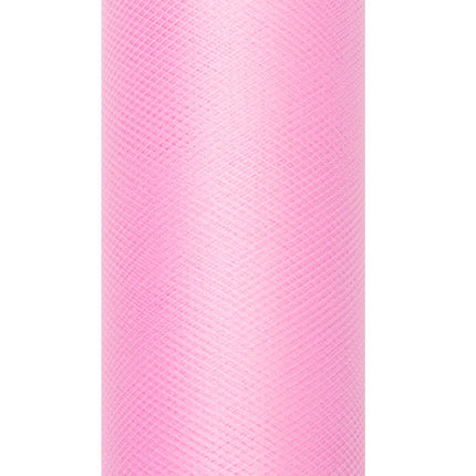 Rotolo di tulle rosa chiaro 30cm 9m