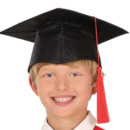 Abito da laurea nero blu bambino