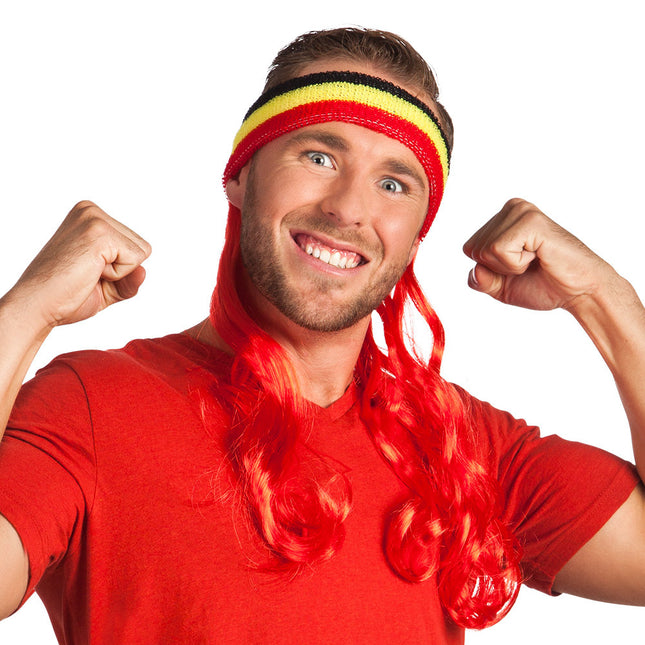 Fascia Belgio con capelli