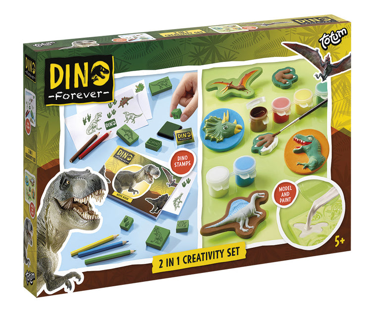 Set di francobolli Dino 2 in 1
