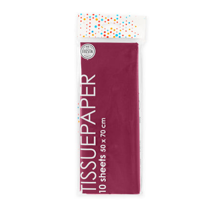 Carta crespa rosso bordeaux 50x70cm 10 fogli