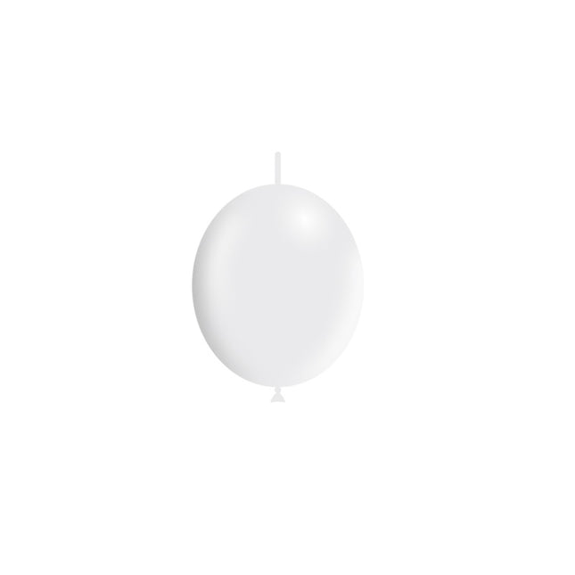 Palloncini a bottone bianchi 15cm 100pz