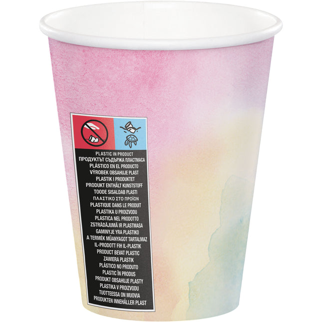 Tazze olografiche 256ml 8pz