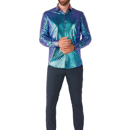 Camicia Disco Mermaid Uomo <tc>OppoSuits</tc>