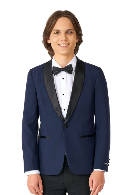 Ragazzo in smoking blu scuro, adolescente <tc>OppoSuits</tc>