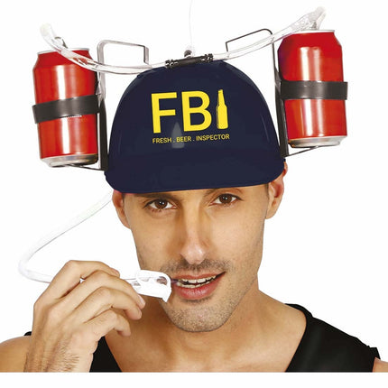 Portabirra per casco FBI