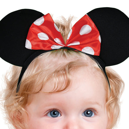 Costume da Minnie Mouse rosso bianco bambino