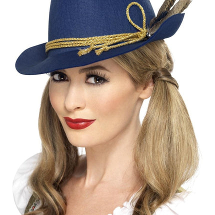 Cappello Oktoberfest Tiroler Blu