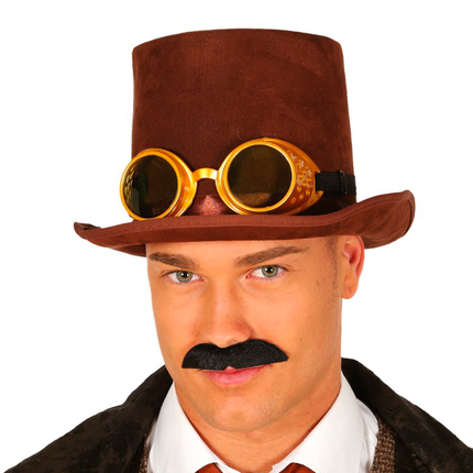 Occhiali con cappello Steampunk