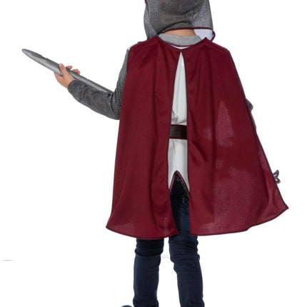 Costume da cavaliere bambino Croce 4 pezzi