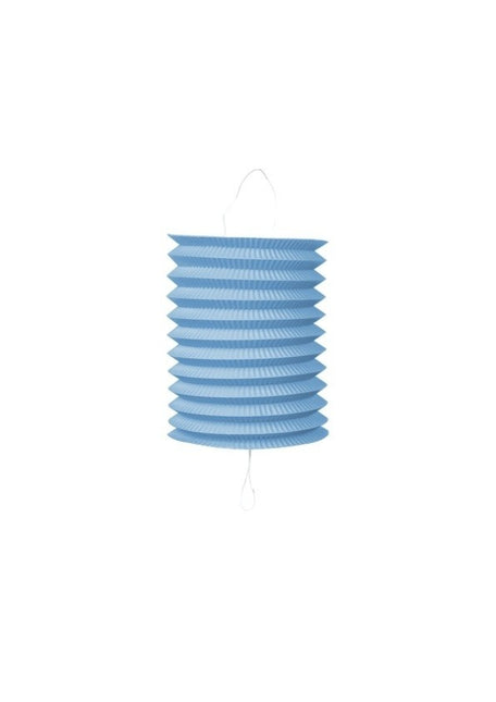 Lampione azzurro 16 cm