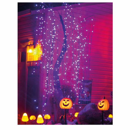 Ghirlanda LED di Halloween Lilla 144 luci