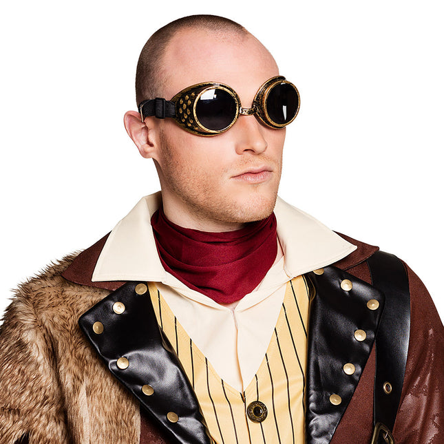 Occhiali neri Steampunk