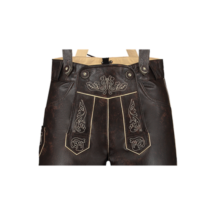 Lederhosen uomo in pelle