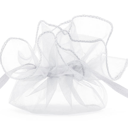 Sacchetti di organza bianchi da 25 cm 10 pezzi
