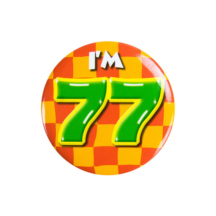 Ho 77 anni Bottone 77 5,5 cm