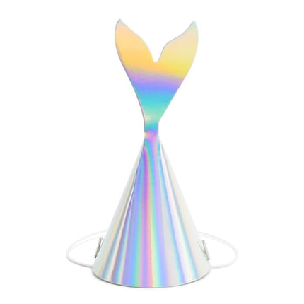 Cappelli da festa da sirena 18 cm 6 pezzi